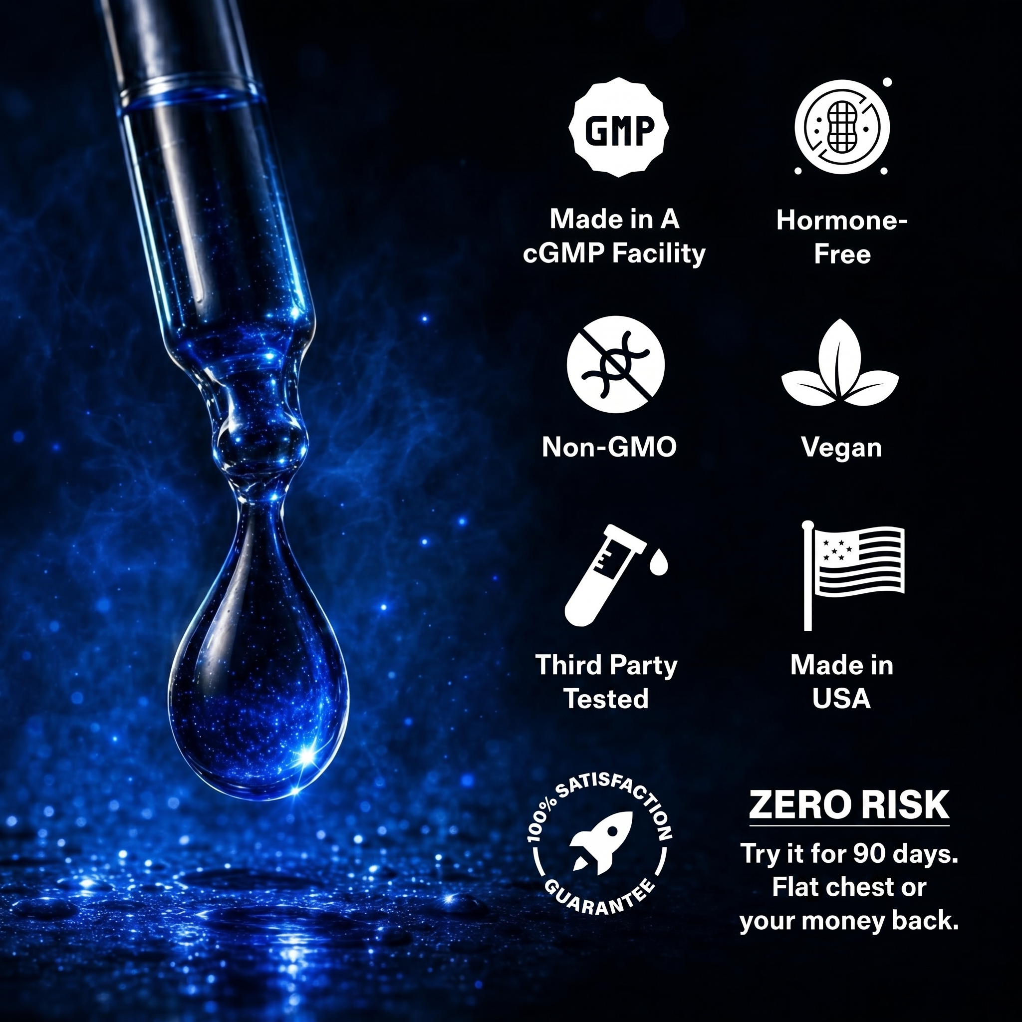 Bioforged zero risk guarantee and trust badges